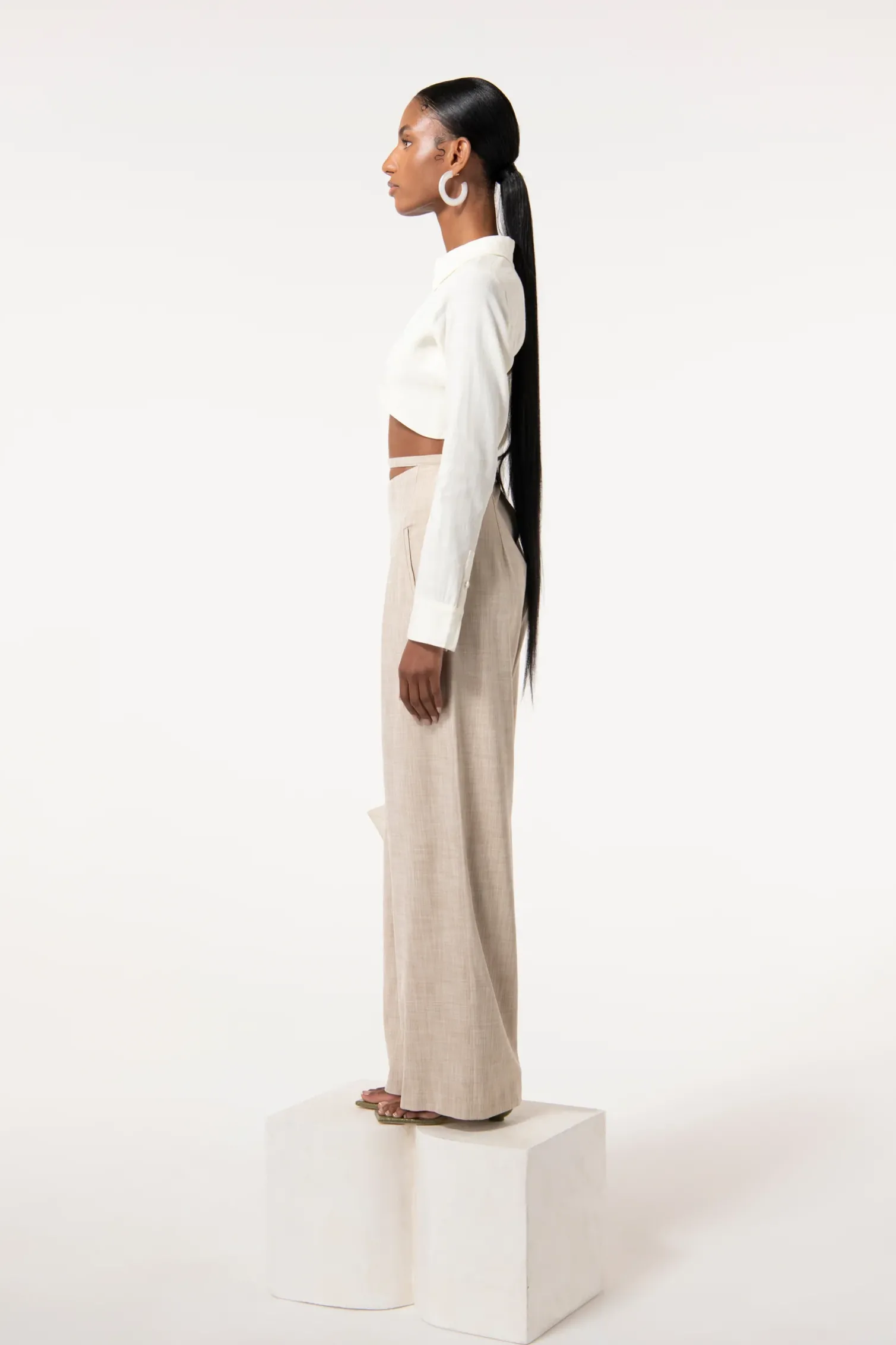 TASHA PANT - ECRU