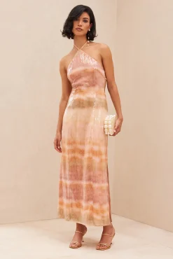 TASMIN DRESS - DUSTY DYE