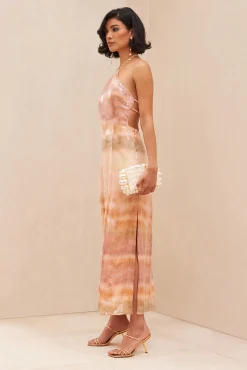TASMIN DRESS - DUSTY DYE