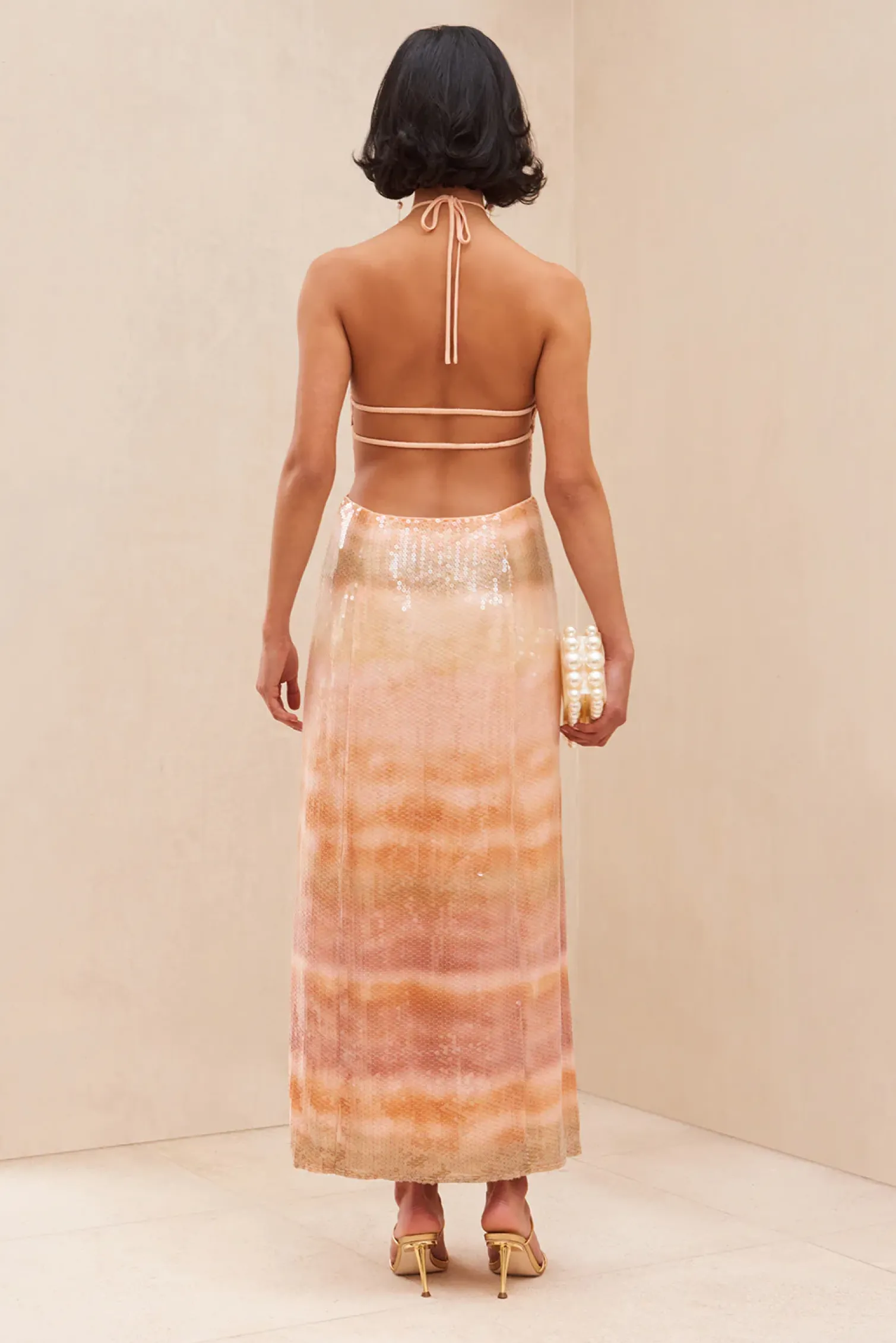 TASMIN DRESS - DUSTY DYE