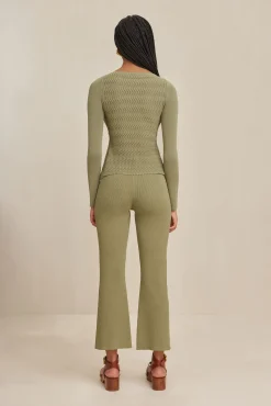 TORINA KNIT PANT - TEA