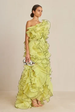 TORREY GOWN - LEMON SORBET