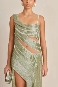 WHITNEY GOWN - LIGHT HONEYDEW