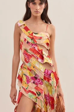WHITNEY GOWN - PAINTED FLORAL