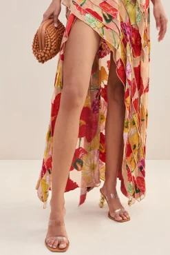 WHITNEY GOWN - PAINTED FLORAL