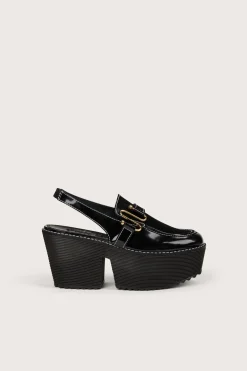 YESSIE SLING BACK - BLACK