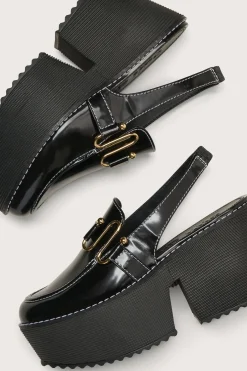 YESSIE SLING BACK - BLACK